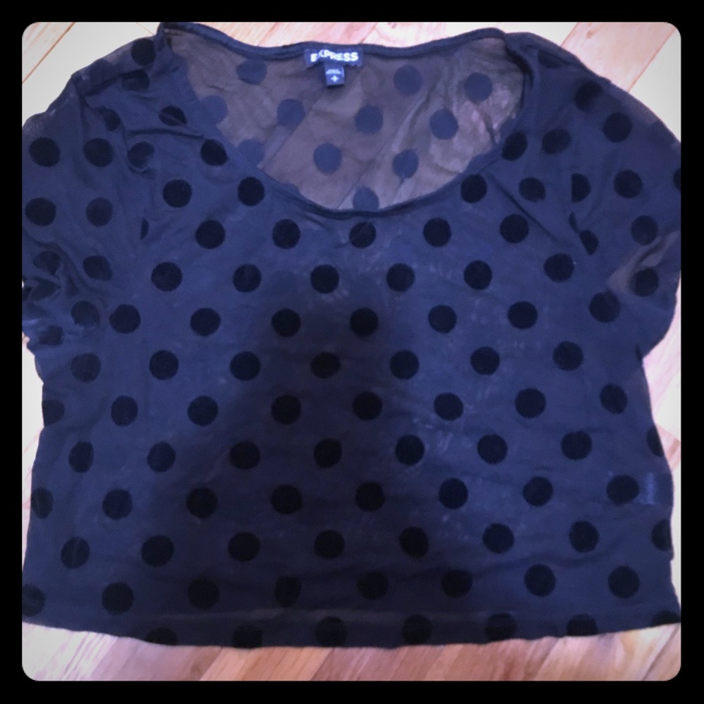 Crop top sheer